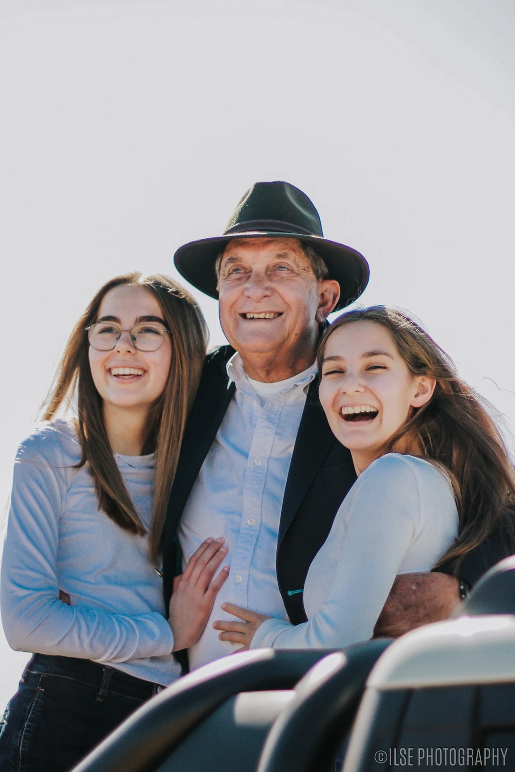 Sydney Wigget with family at Goldfields Game Ranch.